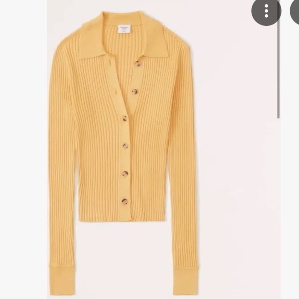 Abercrombie Slim button through sweater